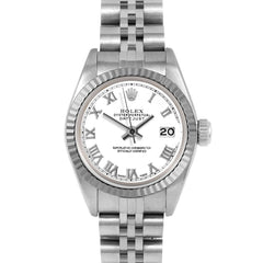 Rolex Datejust 26mm | 69174-WHT-ROM-FLT-JBL