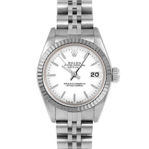 Rolex Datejust 26mm | 69174-WHT-STK-FLT-JBL