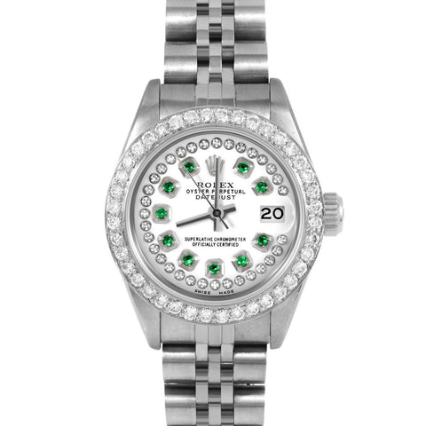 Rolex Datejust 26mm | 69174-WHT-STRE-BDS-JBL