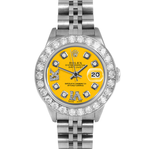 Rolex Datejust 26mm | 69174-YLW-8DR69-2CT-JBL