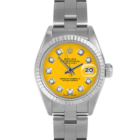 Rolex Datejust 26mm | 69174-YLW-DIA-AM-FLT-OYS