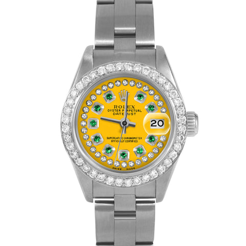 Rolex Datejust 26mm | 69174-YLW-STRE-BDS-OYS